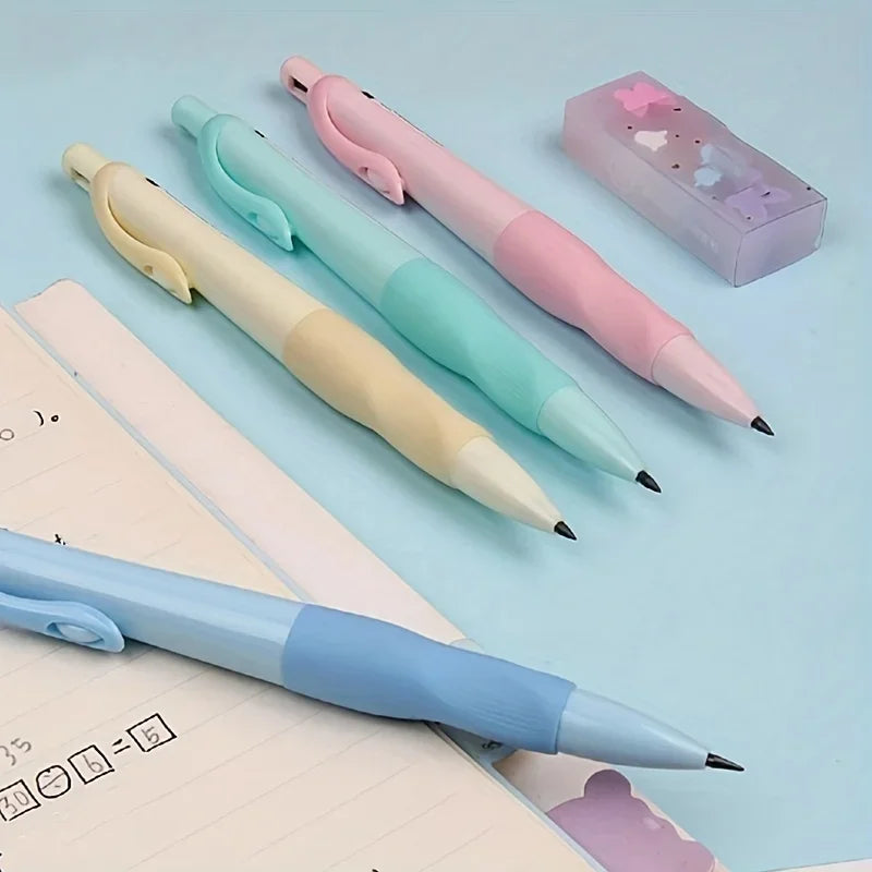 Buy The Best By Artsulli - Art is Long Life Short - Comfortable Grip Mechanical Pencil Set 0.5/0.7/0.9/2.0MM Leads 2B Writing Office