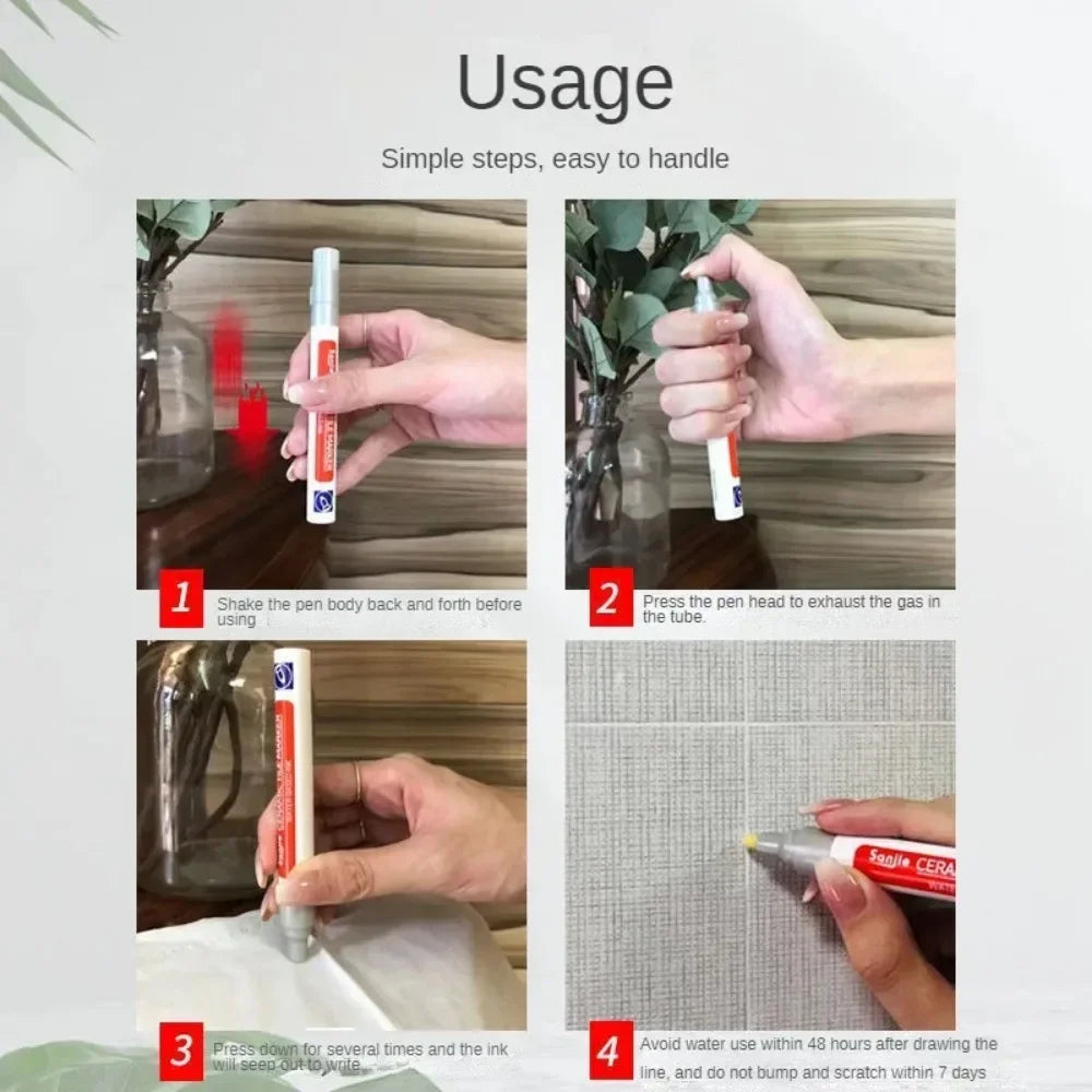 Buy The Best By Artsulli - Art is Long Life Short - Crafts Painting Grout Supplies Wall Pen Waterproof Drawing Bathroom Paint Markers