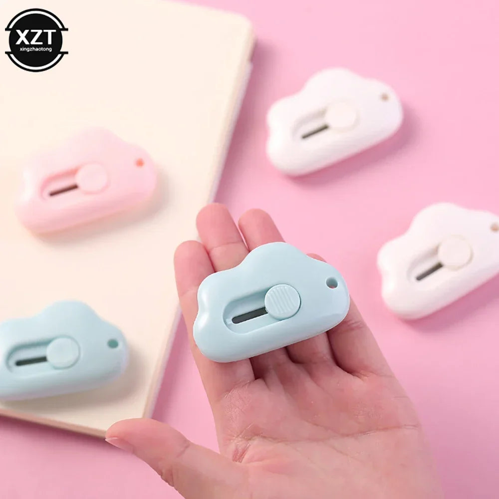 Buy The Best By Artsulli - Art is Long Life Short - Creative Cute Cloud Knife Color Mini Portable Multi-purpose Paper Blade Office