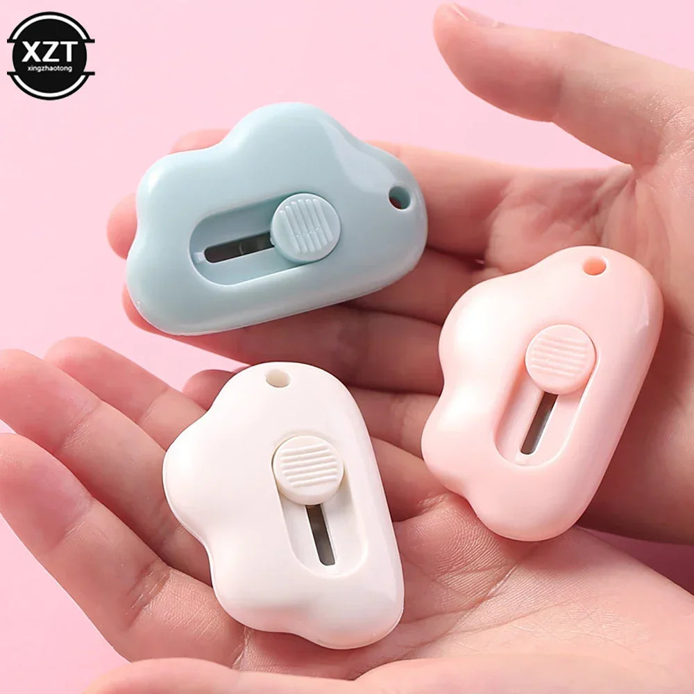 Buy The Best By Artsulli - Art is Long Life Short - Creative Cute Cloud Knife Color Mini Portable Multi-purpose Paper Blade Office