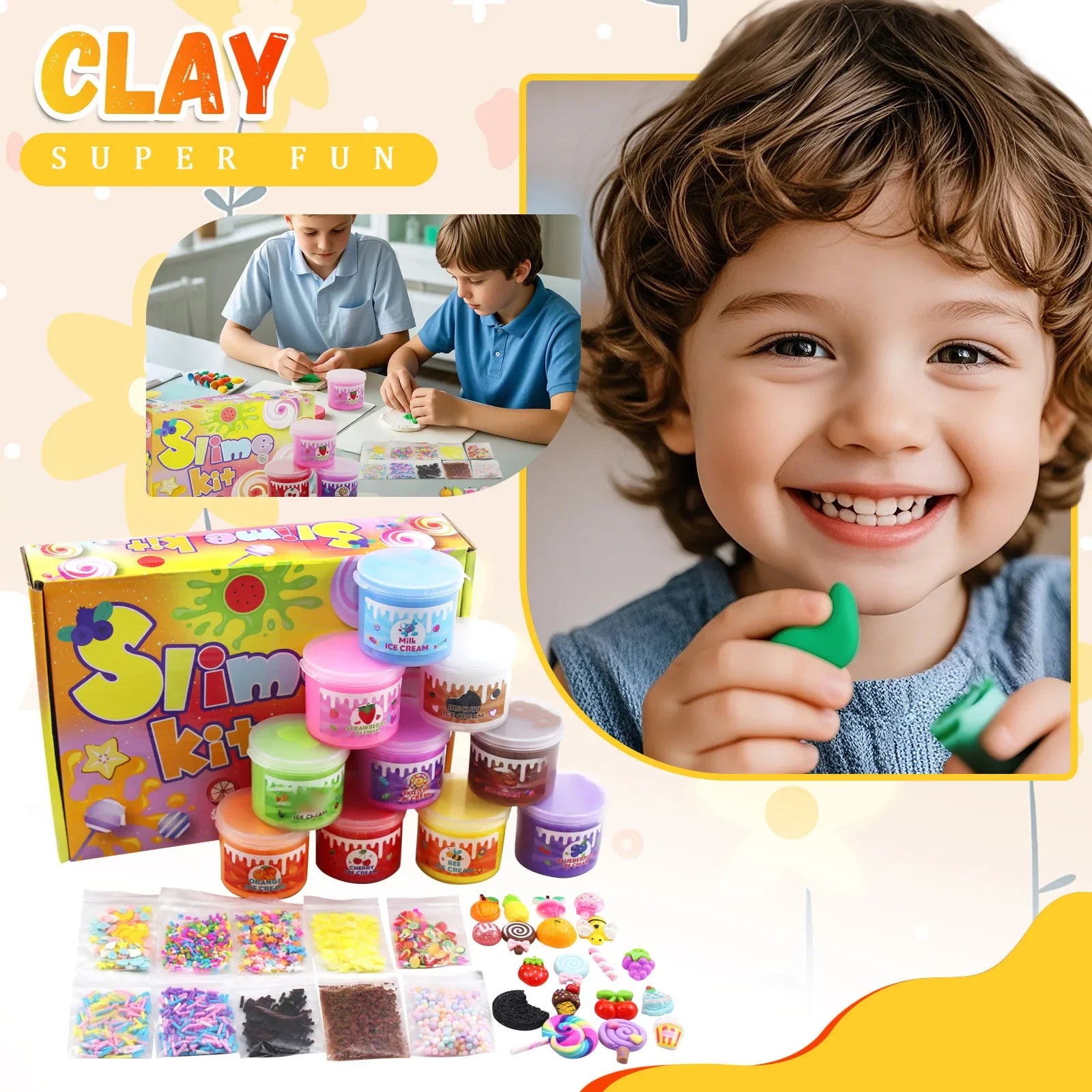 Buy The Best By Artsulli - Art is Long Life Short - Crystal Soil Slime Kit DIY Stretchy Sensory Play Creative Craft Set Non Toxic Fun Party