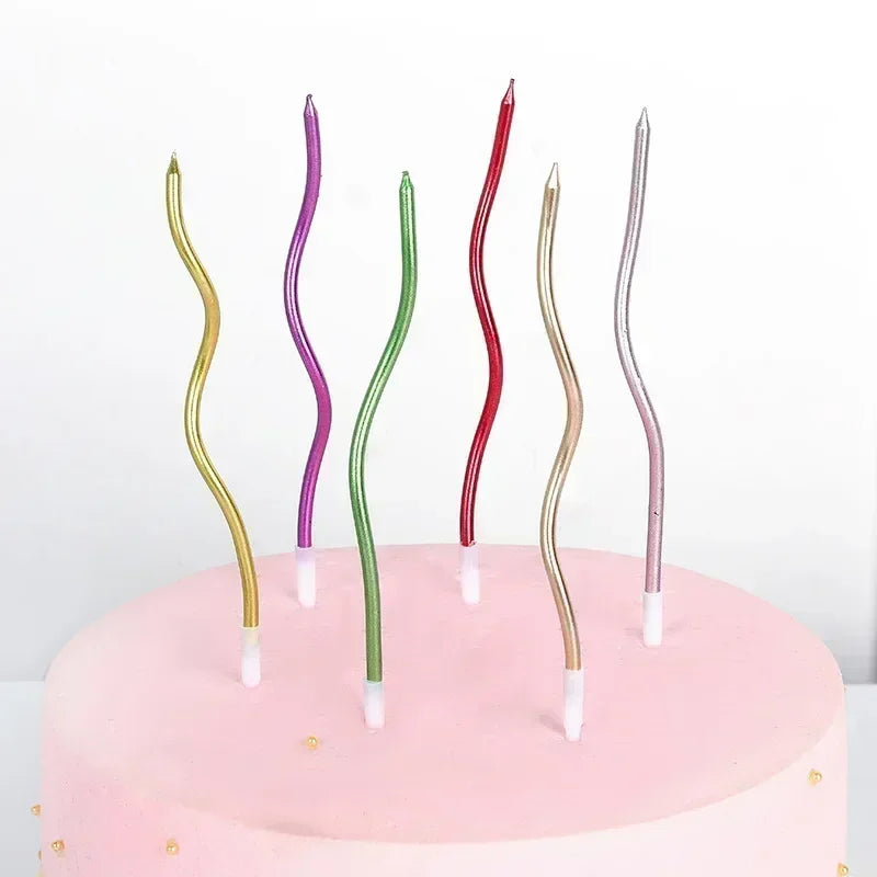 Buy The Best By Artsulli - Art is Long Life Short - Curved Cake Candles Birthday Baby Shower Gender Reveal Cupcake Decorating Candle