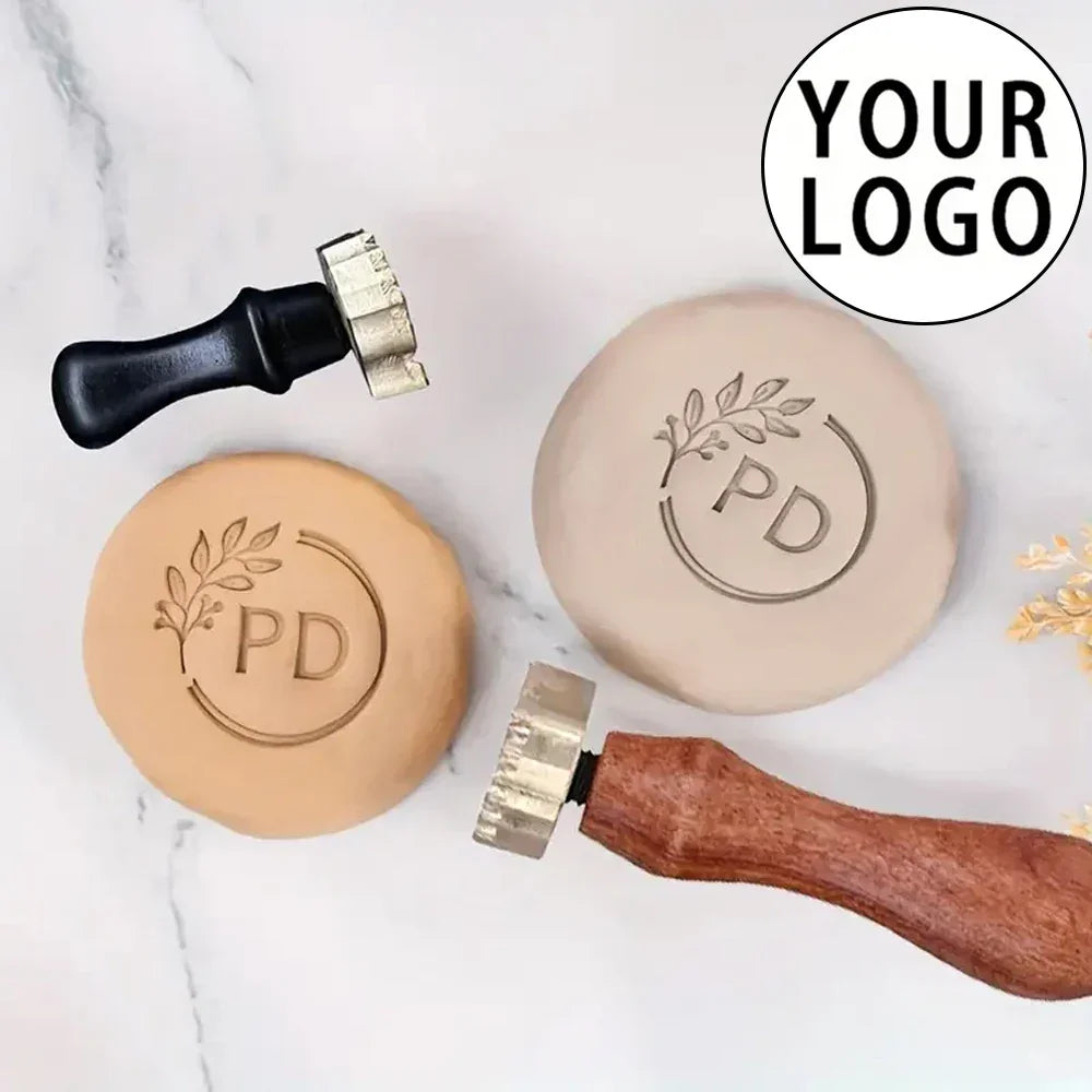 Buy The Best By Artsulli - Art is Long Life Short - Custom Copper Ceramic Stamp Personalized Signature for 25 cm Pottery & Polymer Clay