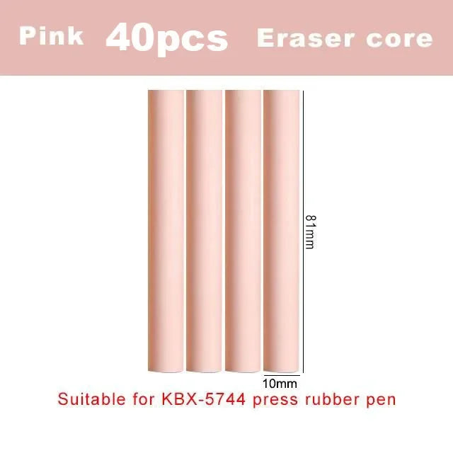 Buy The Best By Artsulli - Art is Long Life Short - Cute Cartoon Pressing Pencil Eraser Pen Type Rubber Stationery Replaceable Core