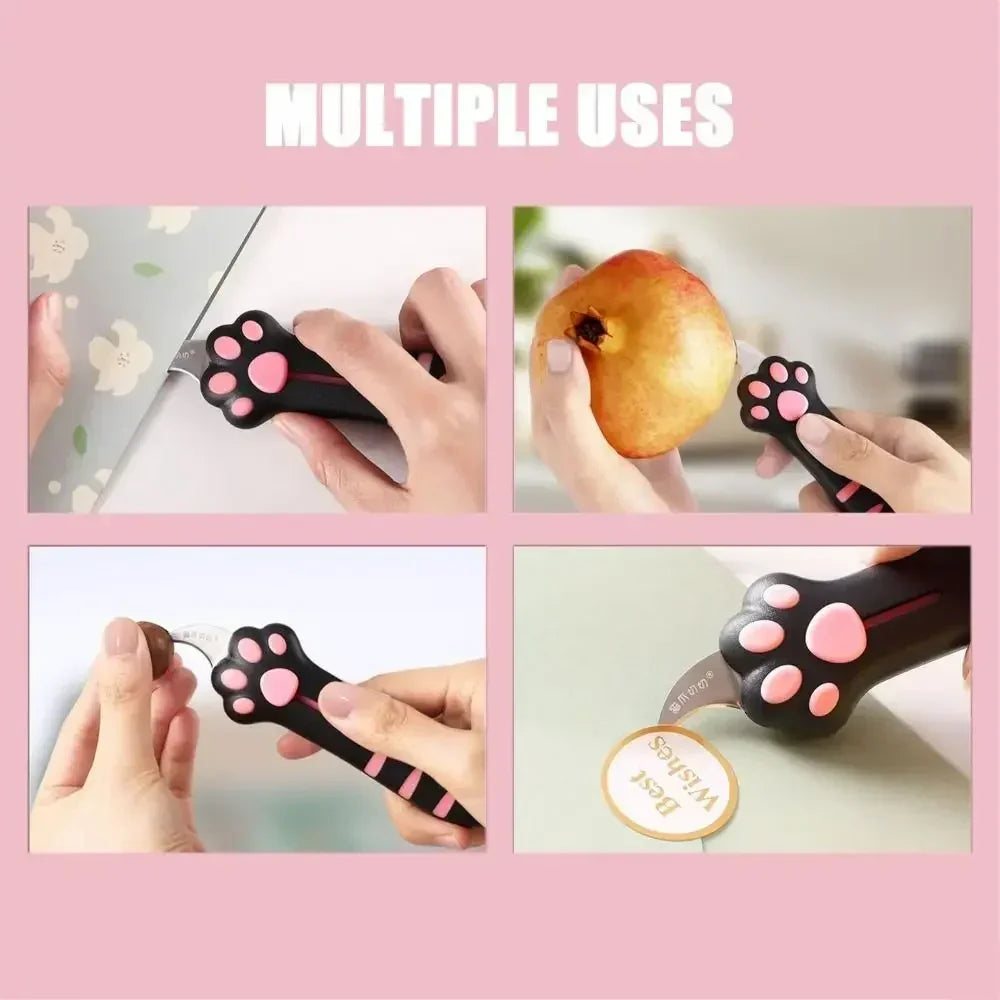 Buy The Best By Artsulli - Art is Long Life Short - Cute Cat Paw Sharp Box Cutters Mini Portable Claw Utility Knife Creative Hand Account