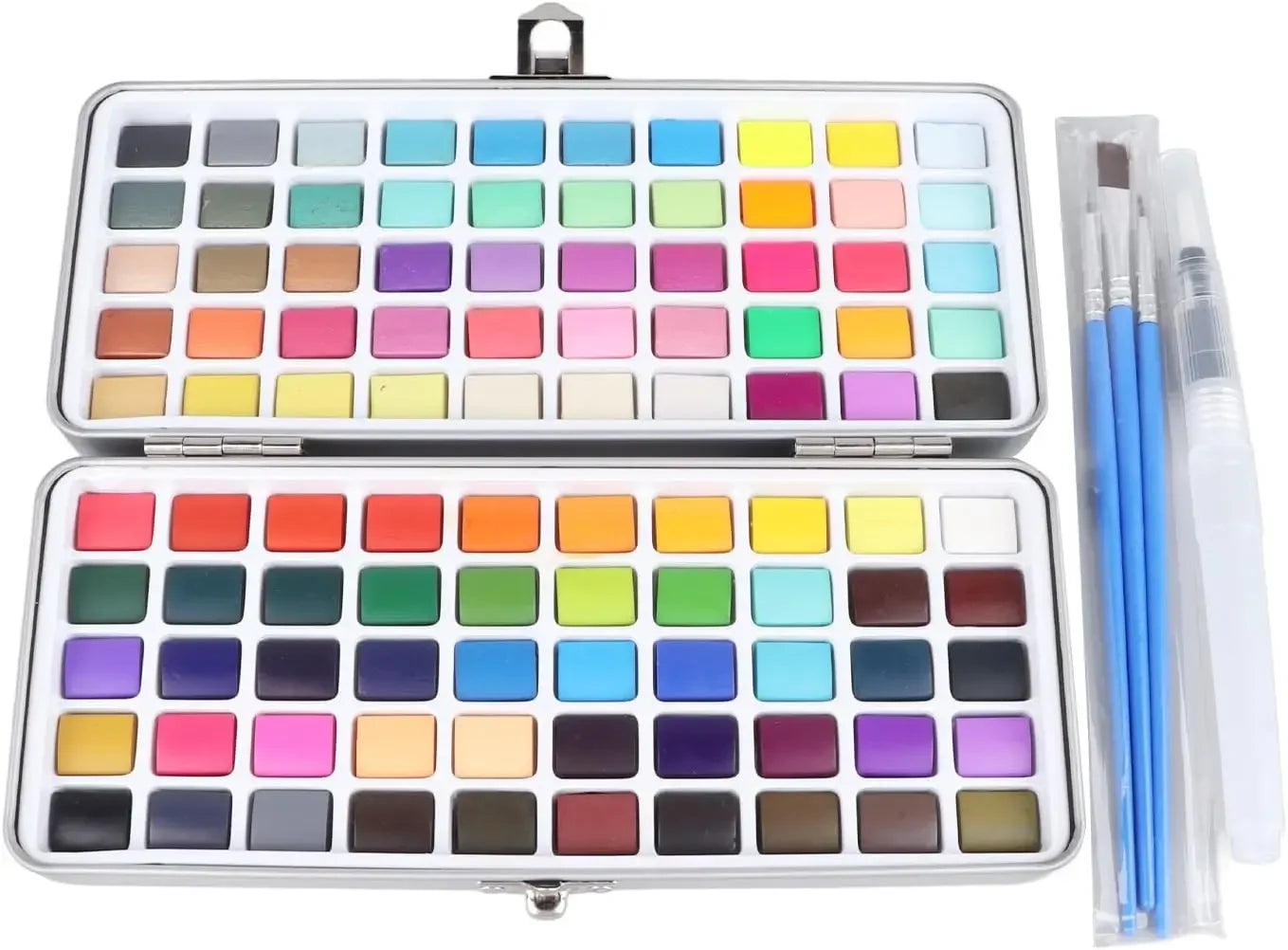 Buy The Best By Artsulli - Art is Long Life Short - Deluxe 20/48/50/60/100/168-Color Watercolor Paint Set with Brushes & Pencils - Washable