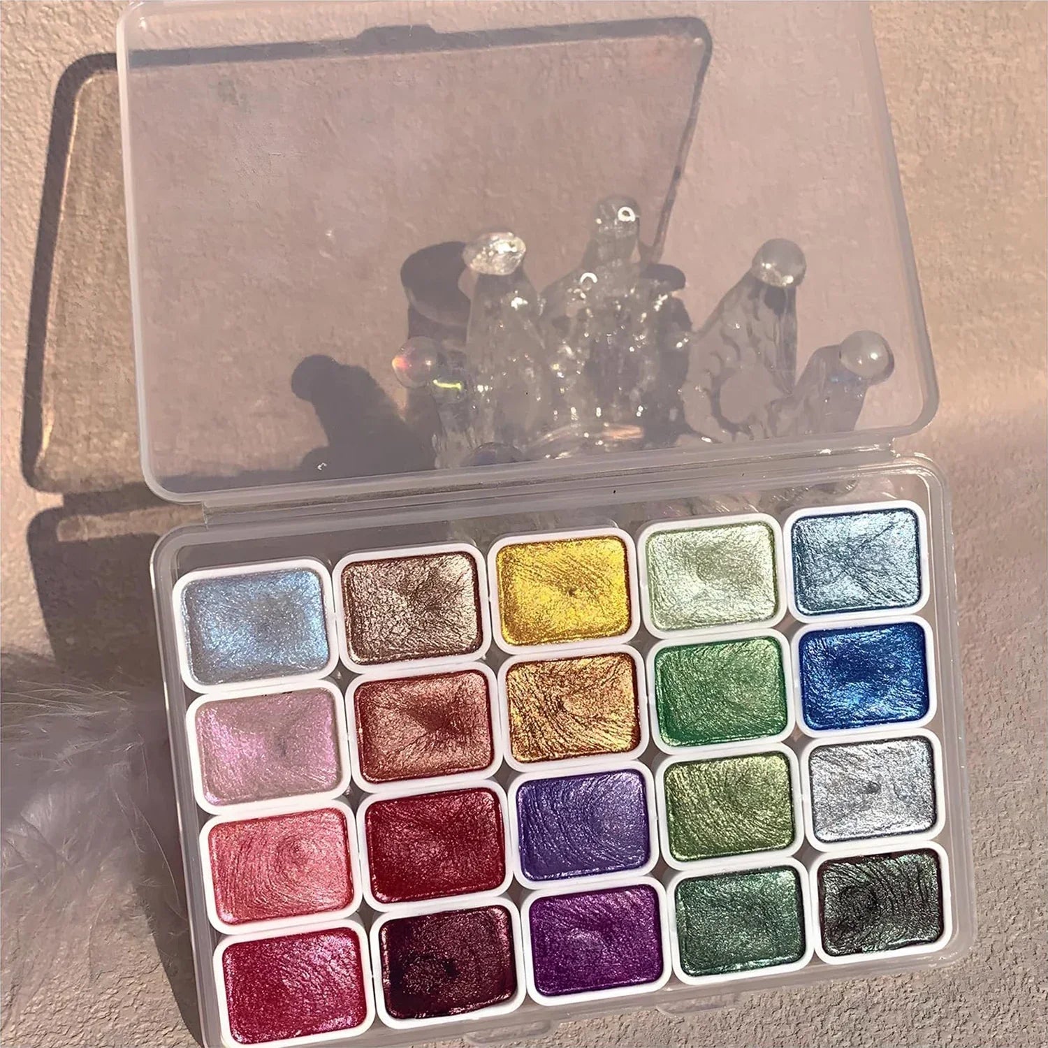 Buy The Best By Artsulli - Art is Long Life Short - Deluxe 20/48/50/60/100/168-Color Watercolor Paint Set with Brushes & Pencils - Washable