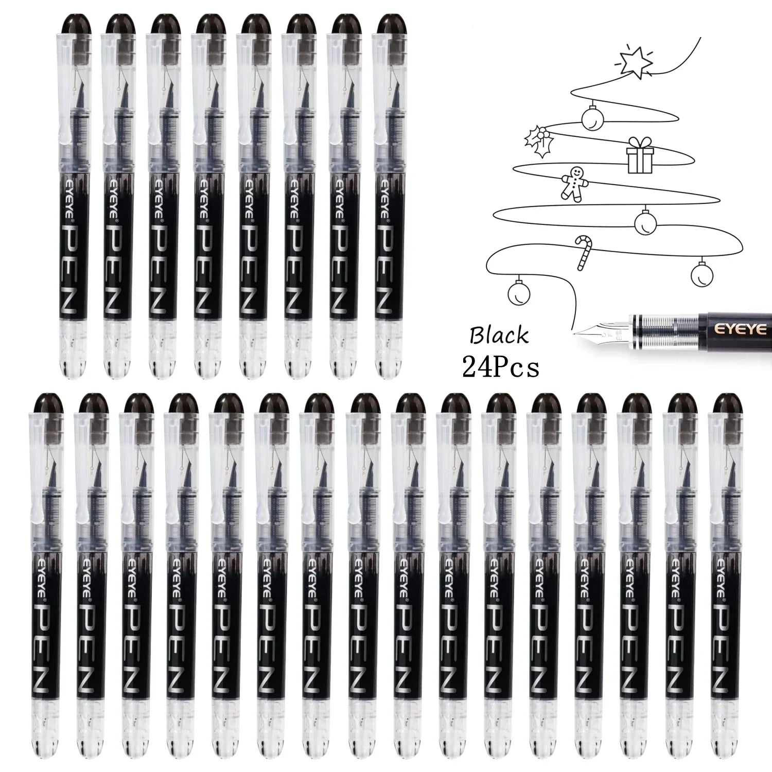 Buy The Best By Artsulli - Art is Long Life Short - Disposable Fountain Pens Straight Liquid Pens，for WritingQuick-Drying Ink Pen
