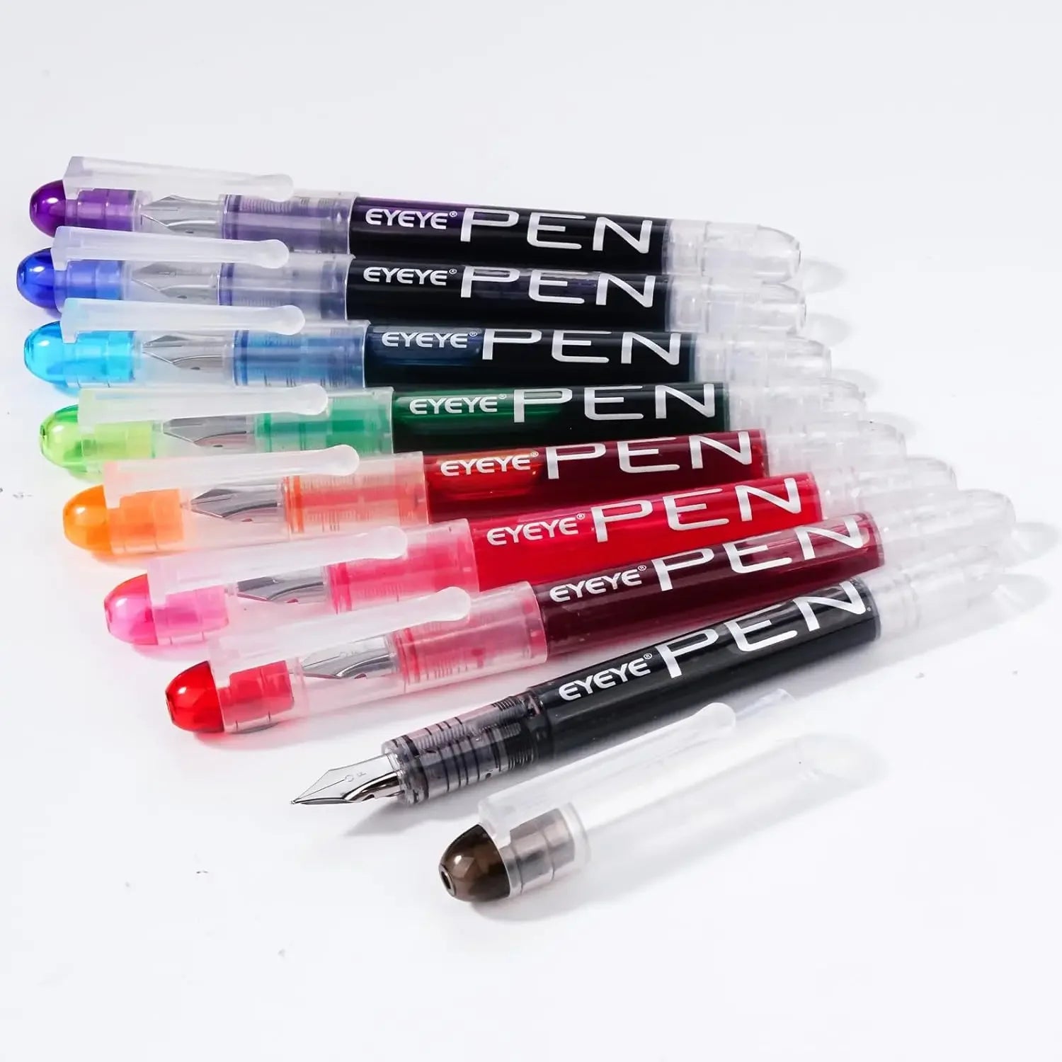 Buy The Best By Artsulli - Art is Long Life Short - Disposable Fountain Pens Straight Liquid Pens，for WritingQuick-Drying Ink Pen