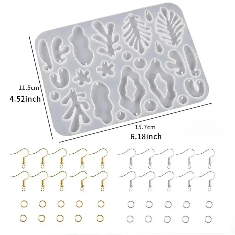 Buy The Best By Artsulli - Art is Long Life Short - DIY Earrings Epoxy Resin Mold Set Geometric Pendants Necklaces Jewelry Making Silicone