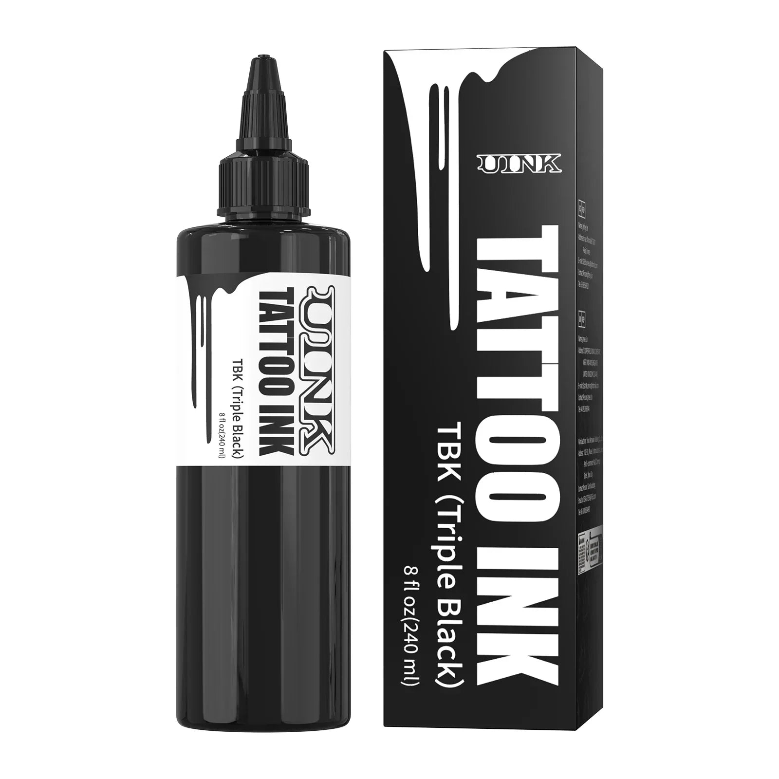 Buy The Best By Artsulli - Art is Long Life Short - DQFART 240ml Triple Black/Withe Professional Tattoo Ink For Permanent Semi-permanent