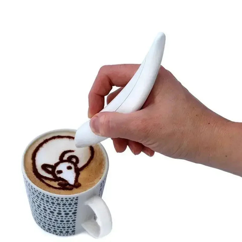 Buy The Best By Artsulli - Art is Long Life Short - Electrical Coffee Pen Spice Latte Milk for Cake Decoration To Draw in Barista Tools Bar