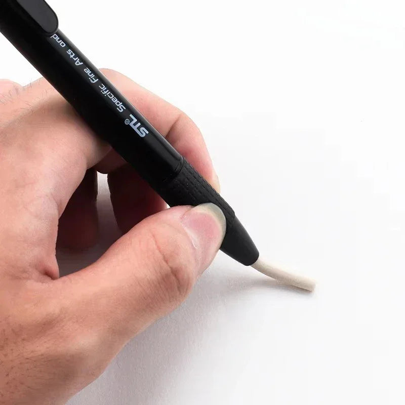 Buy The Best By Artsulli - Art is Long Life Short - Eraser Pen Mechanical Rubber Refillable Sketch Drawing Press Retractable Pencil