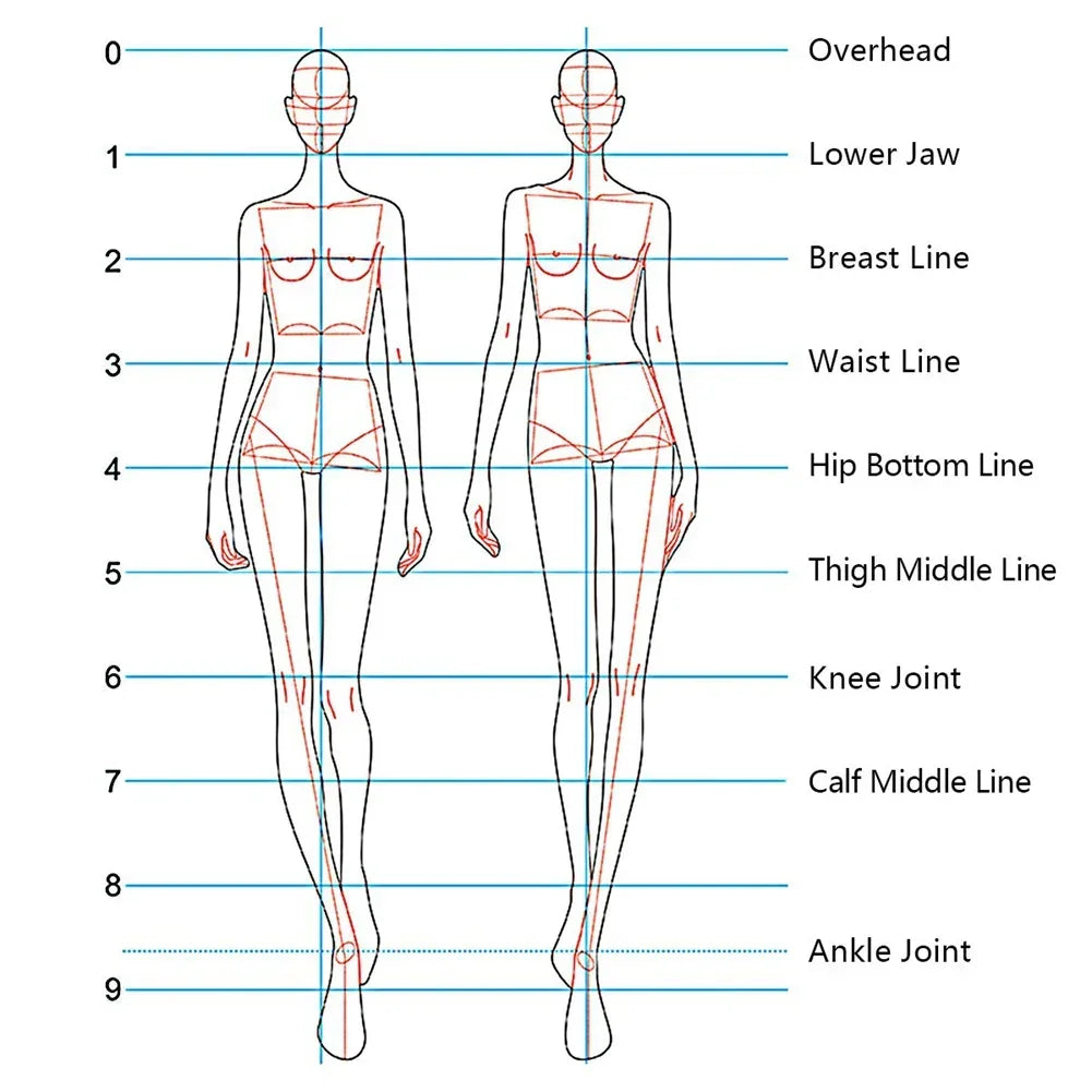 Buy The Best By Artsulli - Art is Long Life Short - Fashion Illustration Rulers Sketching Templates Ruler Sewing Humanoid Patterns Design