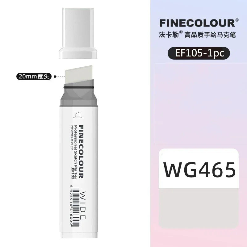 Buy The Best By Artsulli - Art is Long Life Short - Finecolour 20mm Wide Markers Alcohol Line Sketching Pen Drawing School Supplies EF105