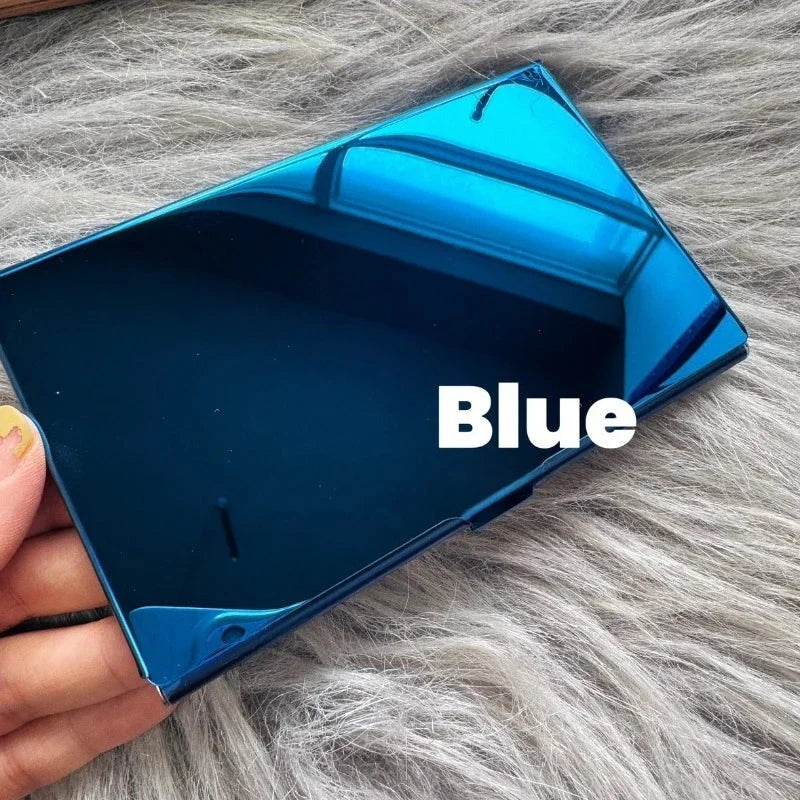 Buy The Best By Artsulli - Art is Long Life Short - Gem Blue Ultra-thin TN Watercolor Box Travel Portable Palette Pigment Pack Magnetic