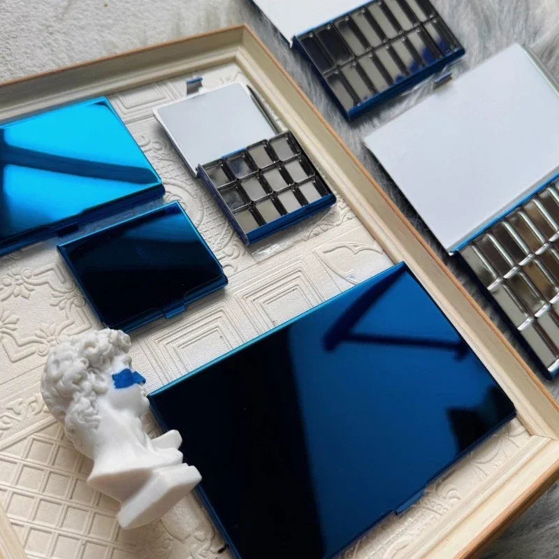 Buy The Best By Artsulli - Art is Long Life Short - Gem Blue Ultra-thin TN Watercolor Box Travel Portable Palette Pigment Pack Magnetic