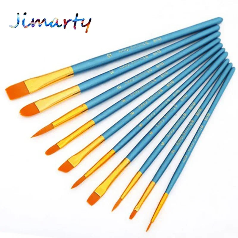 Buy The Best By Artsulli - Art is Long Life Short - Ginflash 6/10pcs set Watercolor Gouache Painting Pen Nylon Hair Paint Brush Set Drawing