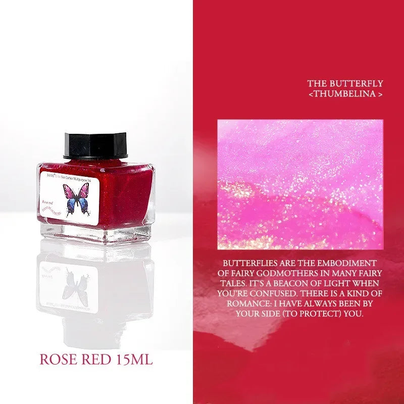 Buy The Best By Artsulli - Art is Long Life Short - Gold Powder Colorful Fountain Pen Ink Bottle 15colors 18ml Watercolor Pigment
