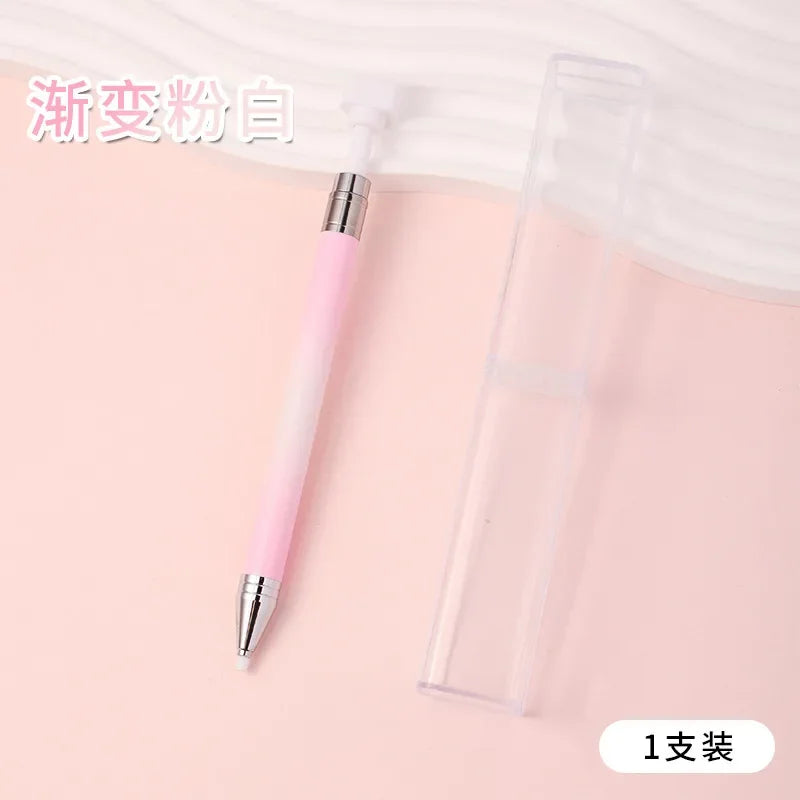 Buy The Best By Artsulli - Art is Long Life Short - Gradient Point Drill Wax Stick with Self-Adhesive Rotating Nail Tool Portable Dotting