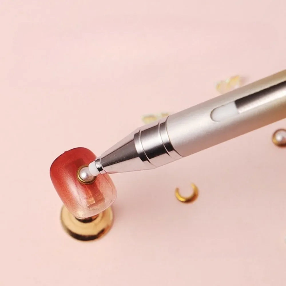Buy The Best By Artsulli - Art is Long Life Short - Gradient Point Drill Wax Stick with Self-Adhesive Rotating Nail Tool Portable Dotting
