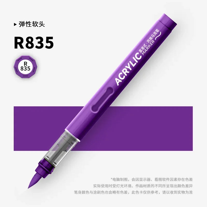 Buy The Best By Artsulli - Art is Long Life Short - GRASP 1PC 120 Colors Direct-liquid Acrylic Brush Markers Pen Waterproof Pens Soft