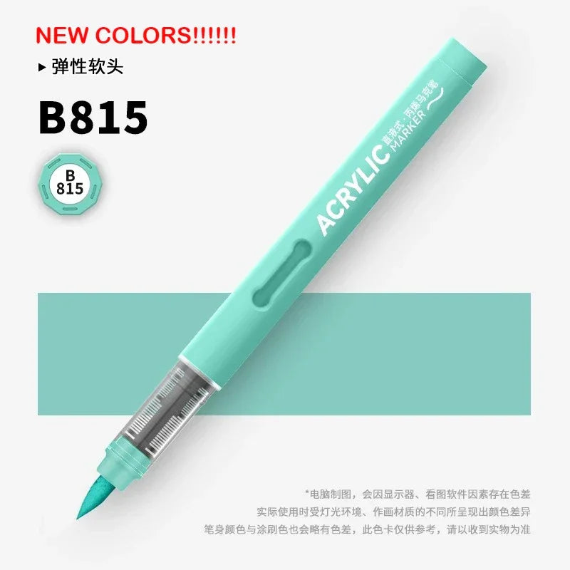 Buy The Best By Artsulli - Art is Long Life Short - GRASP 1PC 120 Colors Direct-liquid Acrylic Brush Markers Pen Waterproof Pens Soft