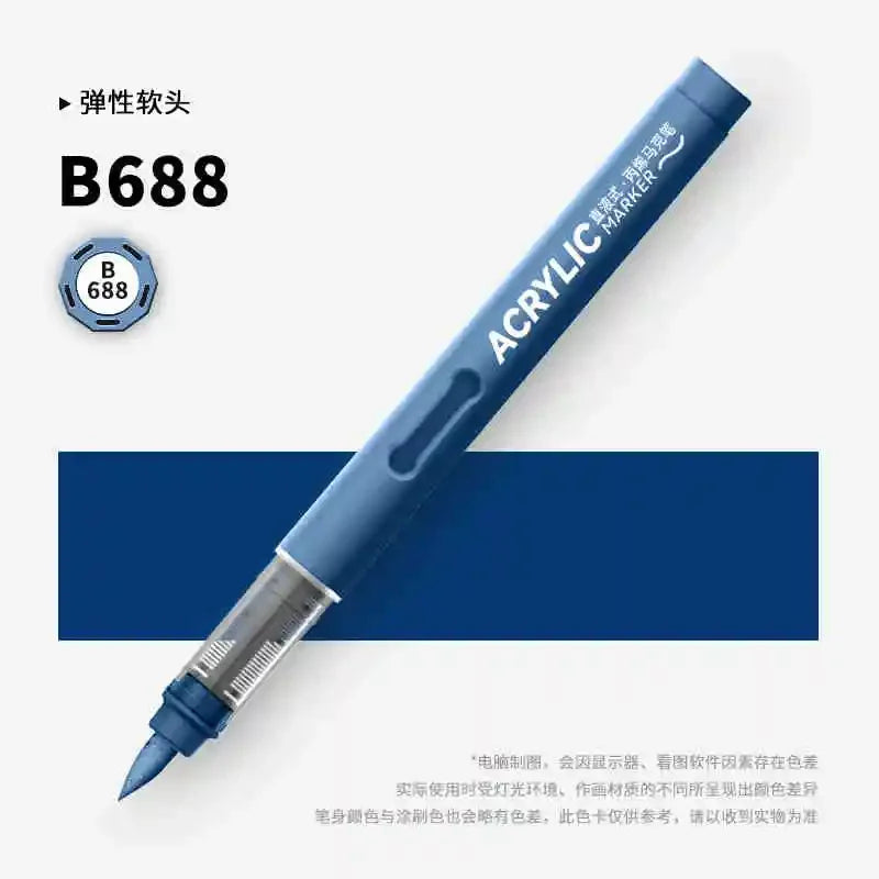 Buy The Best By Artsulli - Art is Long Life Short - GRASP 1PC 120 Colors Direct-liquid Acrylic Brush Markers Pen Waterproof Pens Soft