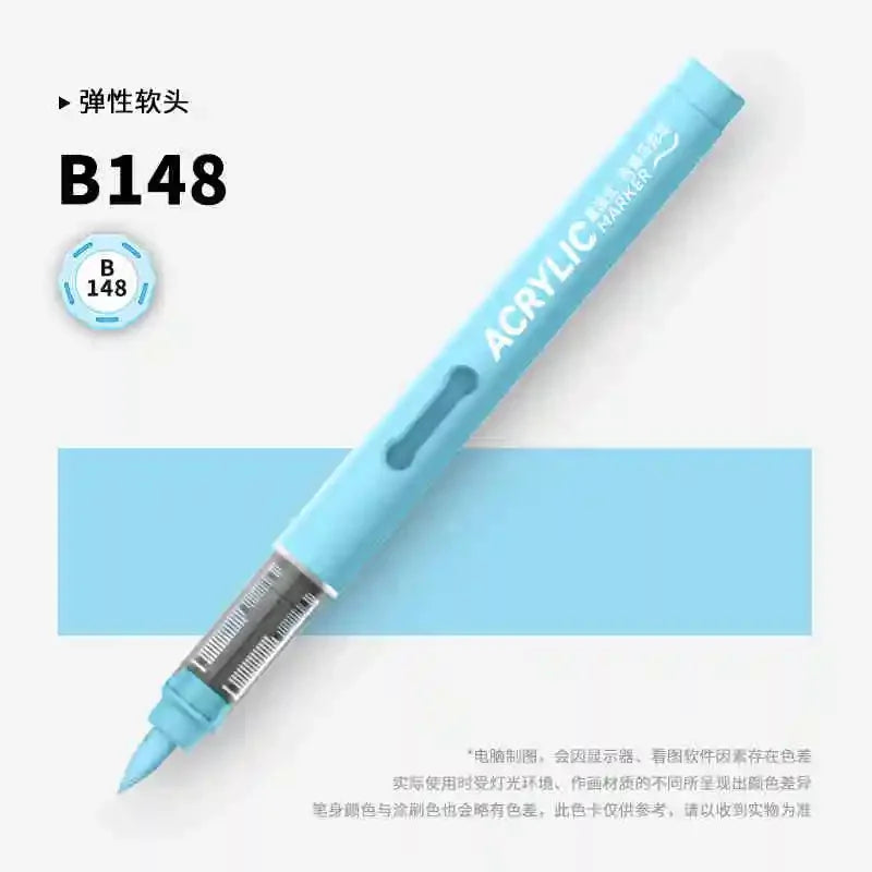 Buy The Best By Artsulli - Art is Long Life Short - GRASP 1PC 120 Colors Direct-liquid Acrylic Brush Markers Pen Waterproof Pens Soft