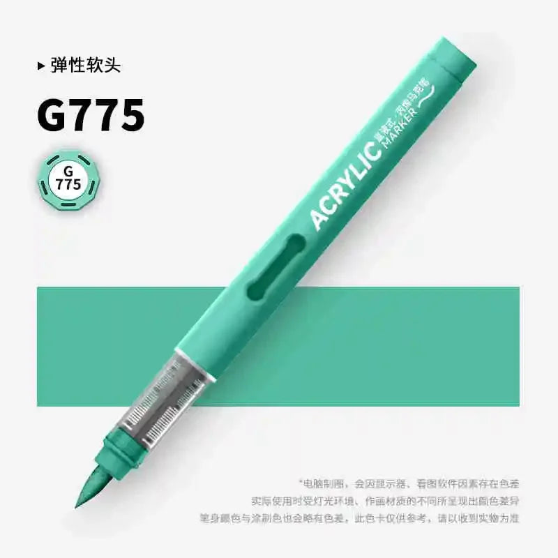 Buy The Best By Artsulli - Art is Long Life Short - GRASP 1PC 120 Colors Direct-liquid Acrylic Brush Markers Pen Waterproof Pens Soft
