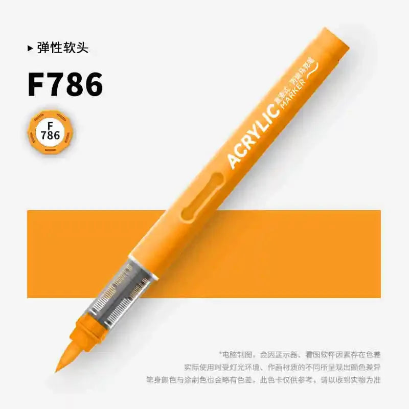 Buy The Best By Artsulli - Art is Long Life Short - GRASP 1PC 120 Colors Direct-liquid Acrylic Brush Markers Pen Waterproof Pens Soft