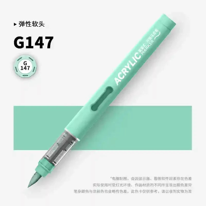 Buy The Best By Artsulli - Art is Long Life Short - GRASP 1PC 120 Colors Direct-liquid Acrylic Brush Markers Pen Waterproof Pens Soft