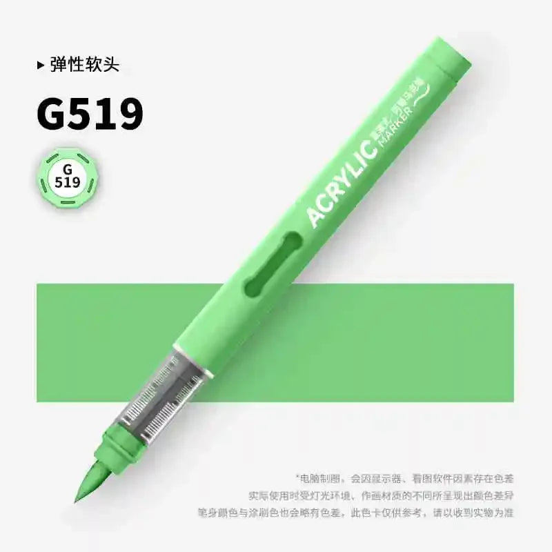 Buy The Best By Artsulli - Art is Long Life Short - GRASP 1PC 120 Colors Direct-liquid Acrylic Brush Markers Pen Waterproof Pens Soft