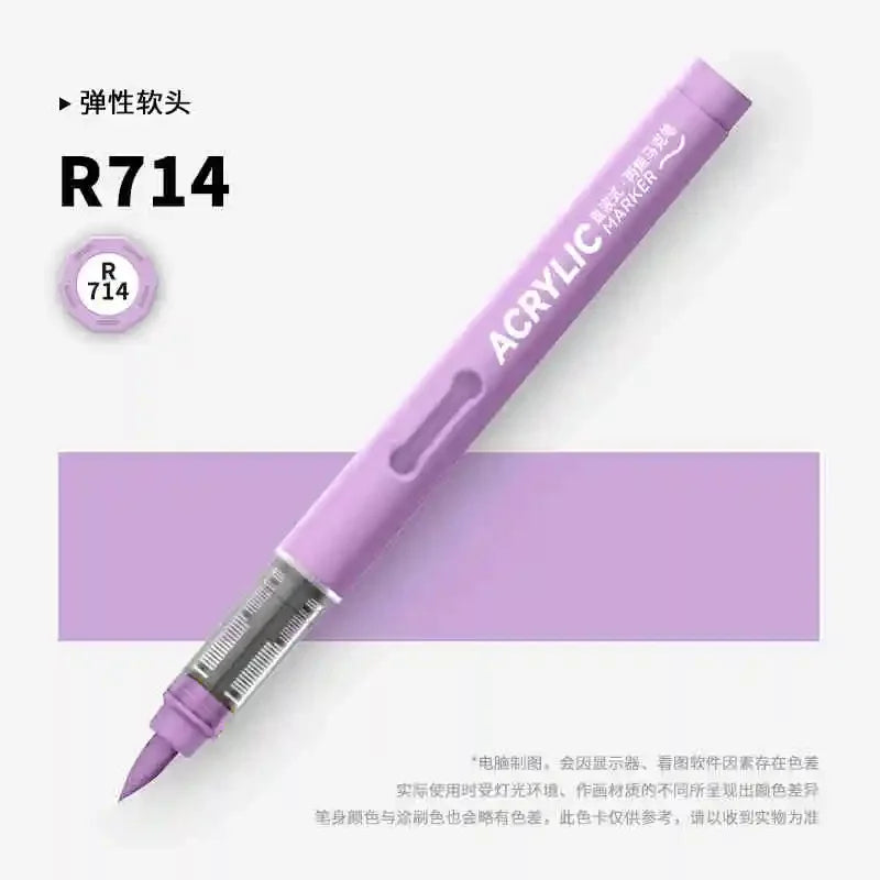 Buy The Best By Artsulli - Art is Long Life Short - GRASP 1PC 120 Colors Direct-liquid Acrylic Brush Markers Pen Waterproof Pens Soft