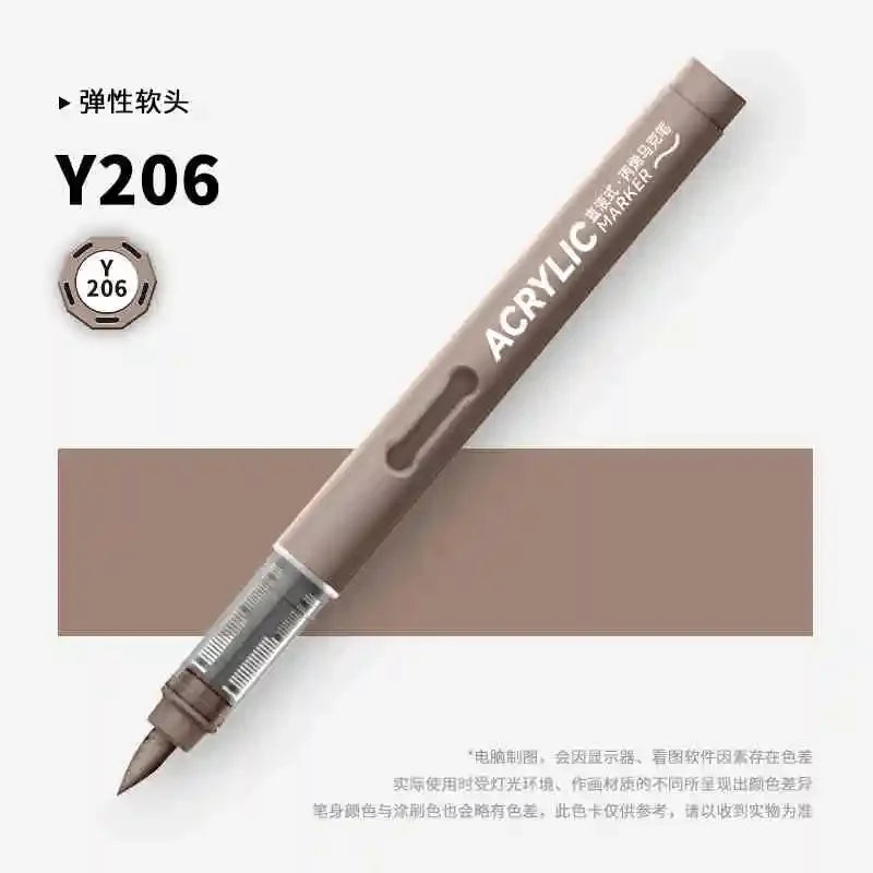Buy The Best By Artsulli - Art is Long Life Short - GRASP 1PC 120 Colors Direct-liquid Acrylic Brush Markers Pen Waterproof Pens Soft