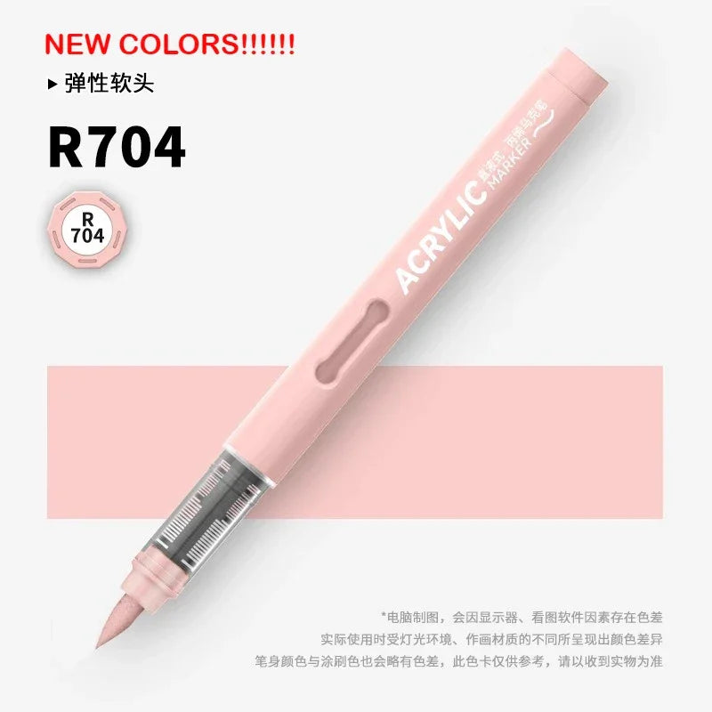 Buy The Best By Artsulli - Art is Long Life Short - GRASP 1PC 120 Colors Direct-liquid Acrylic Brush Markers Pen Waterproof Pens Soft