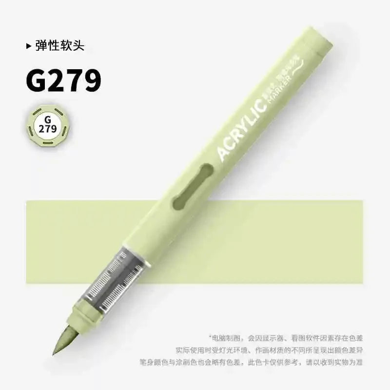 Buy The Best By Artsulli - Art is Long Life Short - GRASP 1PC 120 Colors Direct-liquid Acrylic Brush Markers Pen Waterproof Pens Soft