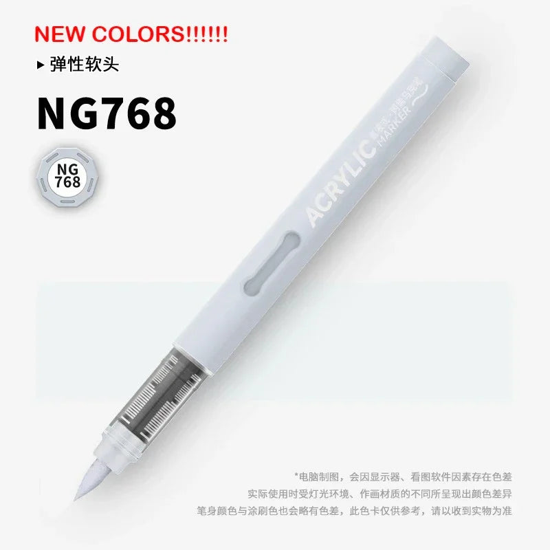 Buy The Best By Artsulli - Art is Long Life Short - GRASP 1PC 120 Colors Direct-liquid Acrylic Brush Markers Pen Waterproof Pens Soft