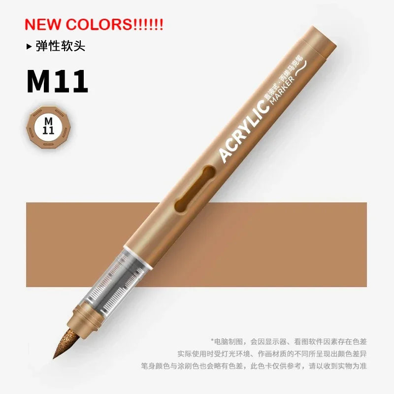 Buy The Best By Artsulli - Art is Long Life Short - GRASP 1PC 120 Colors Direct-liquid Acrylic Brush Markers Pen Waterproof Pens Soft