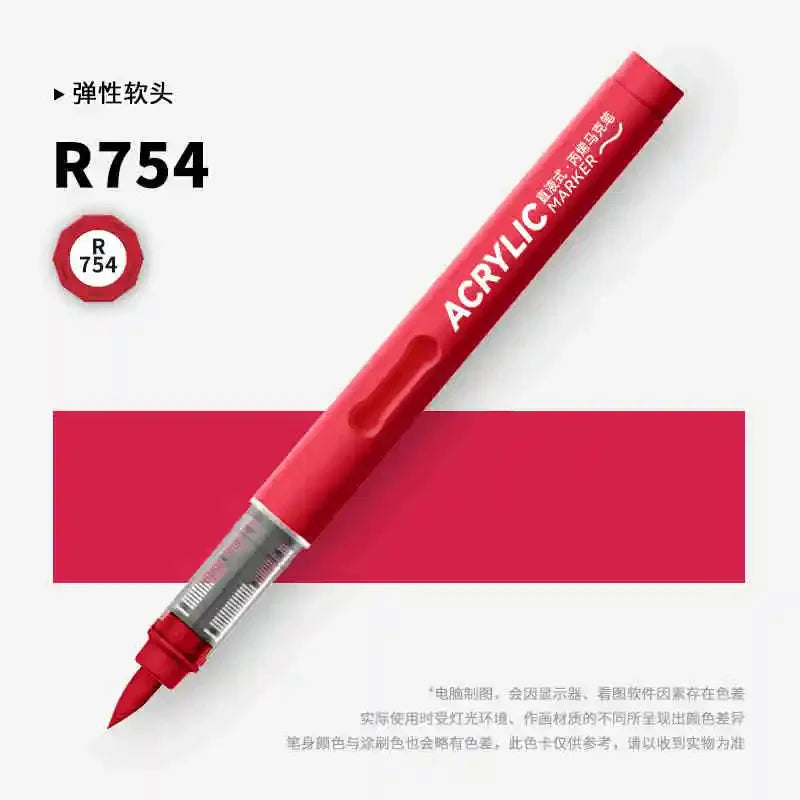 Buy The Best By Artsulli - Art is Long Life Short - GRASP 1PC 84 Colors Acrylic Marker Pens Waterproof Pen Soft Brush Nib Student for Glass