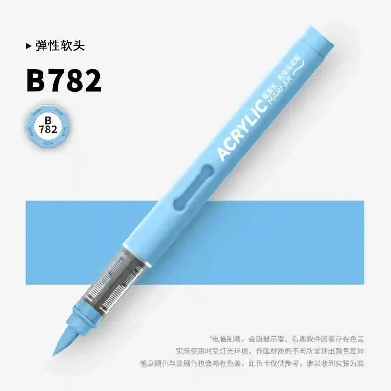 Buy The Best By Artsulli - Art is Long Life Short - GRASP 1PC 84 Colors Acrylic Marker Pens Waterproof Pen Soft Brush Nib Student for Glass
