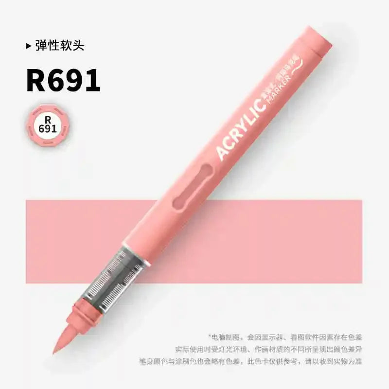 Buy The Best By Artsulli - Art is Long Life Short - GRASP 1PC 84 Colors Acrylic Marker Pens Waterproof Pen Soft Brush Nib Student for Glass