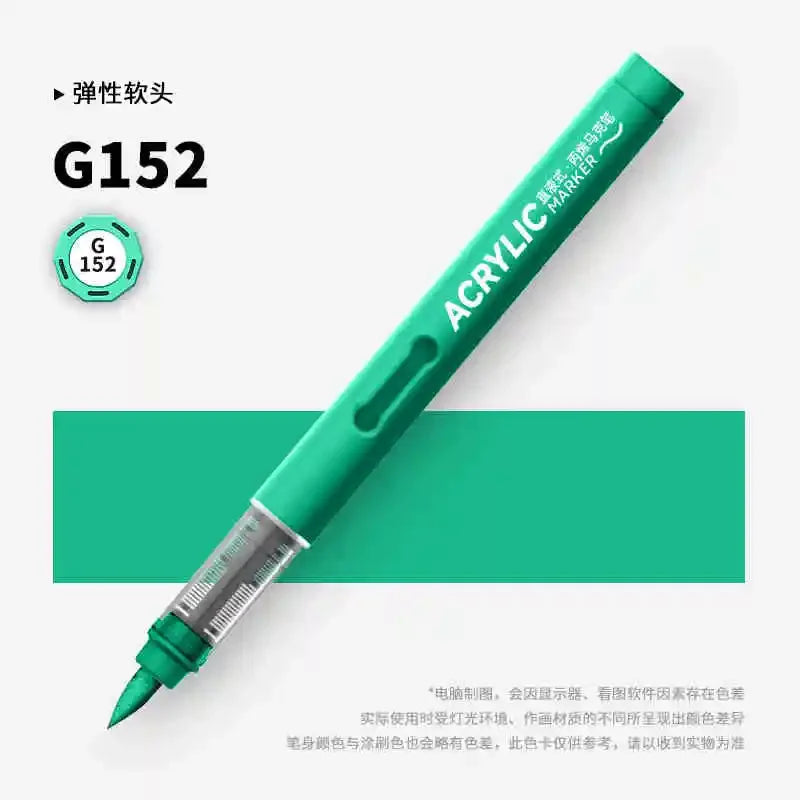Buy The Best By Artsulli - Art is Long Life Short - GRASP 1PC 84 Colors Acrylic Marker Pens Waterproof Pen Soft Brush Nib Student for Glass