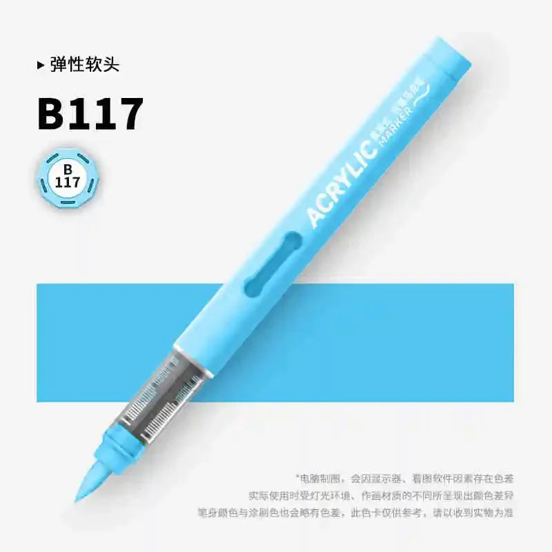 Buy The Best By Artsulli - Art is Long Life Short - GRASP 1PC 84 Colors Acrylic Marker Pens Waterproof Pen Soft Brush Nib Student for Glass