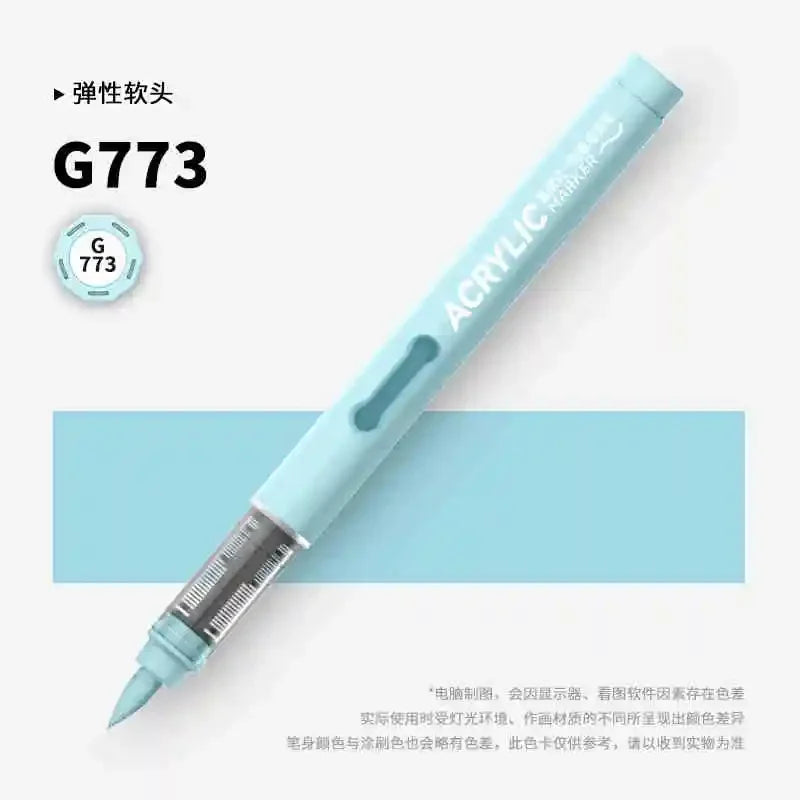 Buy The Best By Artsulli - Art is Long Life Short - GRASP 1PC 84 Colors Acrylic Marker Pens Waterproof Pen Soft Brush Nib Student for Glass