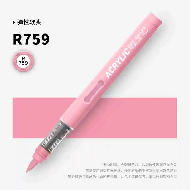 Buy The Best By Artsulli - Art is Long Life Short - GRASP 1PC 84 Colors Acrylic Marker Pens Waterproof Pen Soft Brush Nib Student for Glass