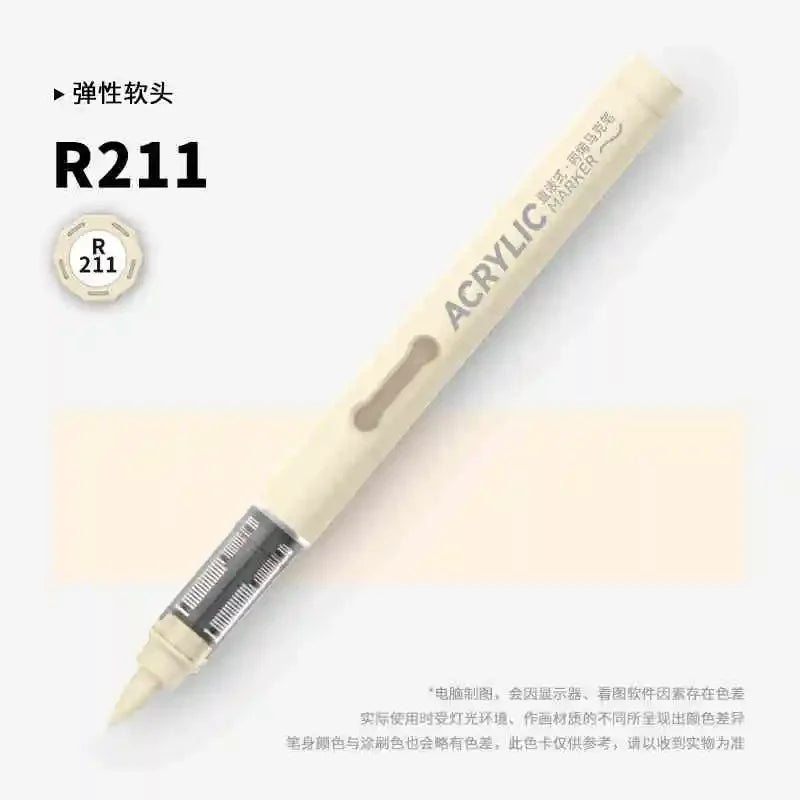 Buy The Best By Artsulli - Art is Long Life Short - GRASP 1PC 84 Colors Acrylic Marker Pens Waterproof Pen Soft Brush Nib Student for Glass