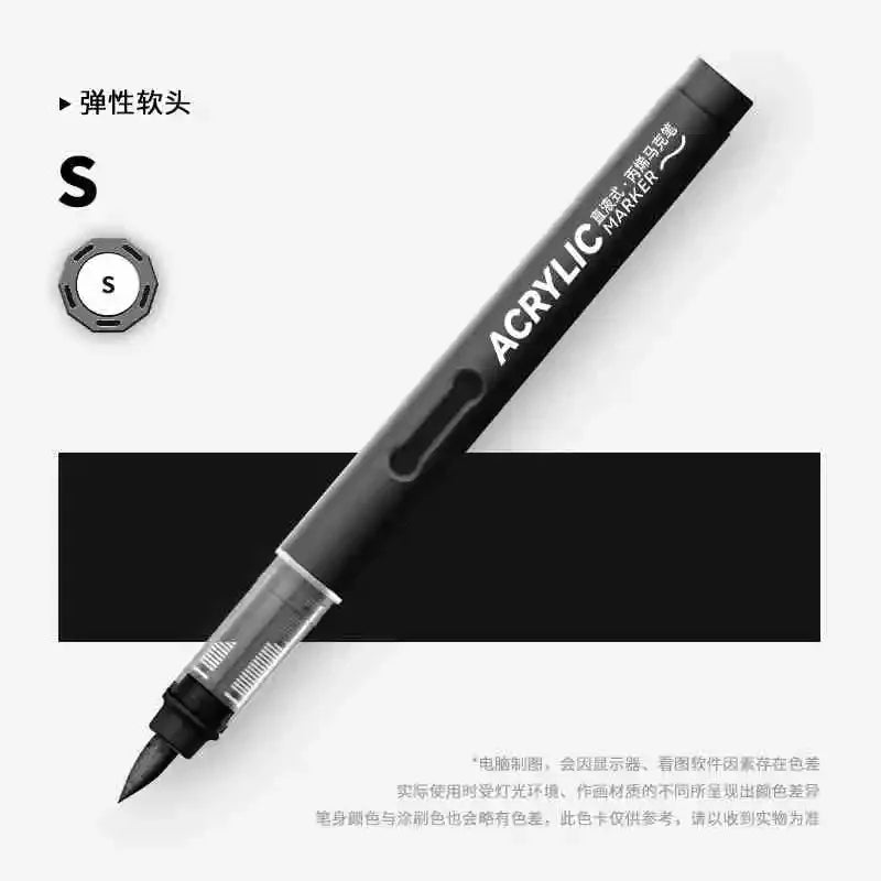 Buy The Best By Artsulli - Art is Long Life Short - GRASP 1PC 84 Colors Acrylic Marker Pens Waterproof Pen Soft Brush Nib Student for Glass