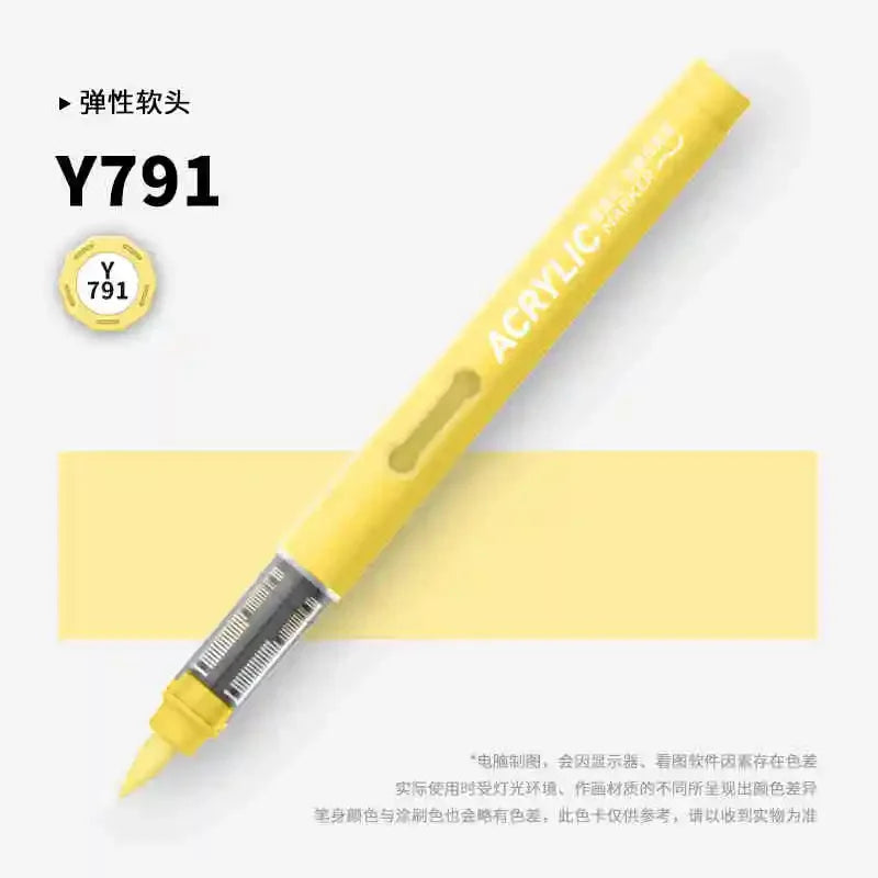 Buy The Best By Artsulli - Art is Long Life Short - GRASP 1PC 84 Colors Acrylic Marker Pens Waterproof Pen Soft Brush Nib Student for Glass