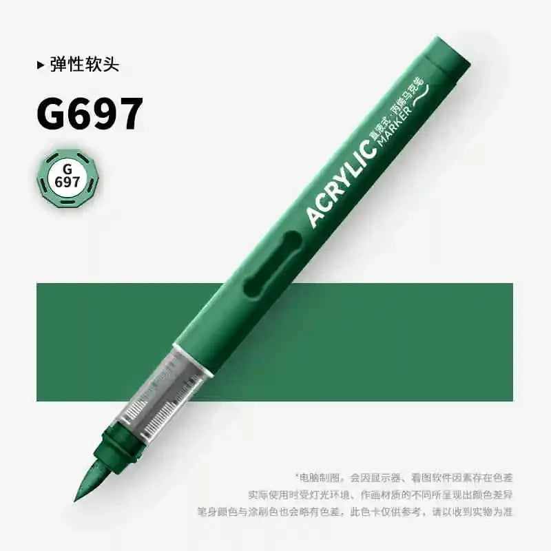 Buy The Best By Artsulli - Art is Long Life Short - GRASP 1PC 84 Colors Acrylic Marker Pens Waterproof Pen Soft Brush Nib Student for Glass
